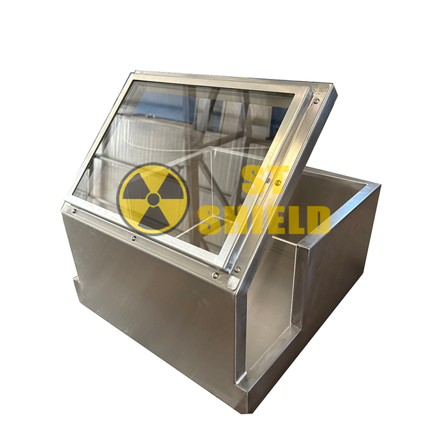 Compact L-Block Tabletop PET Shield